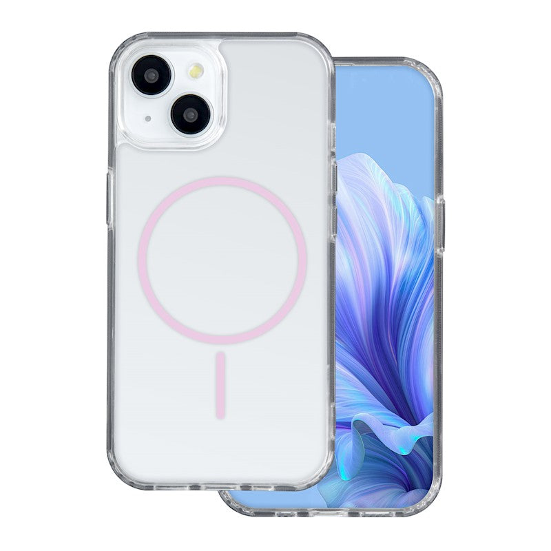 Ümbris Anti Shock Thin Mag iPhone 17 (läbipaestev / roosa)