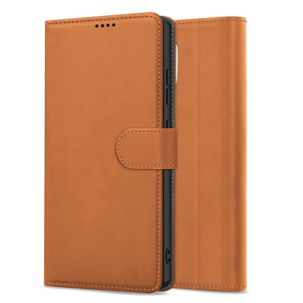Ümbris kaanega Fancy Wallet Samsung A57 5G (pruun)
