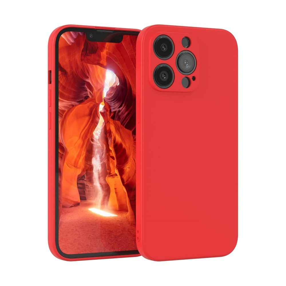 Silikoon Liquid Silicone 1.5mm Apple iPhone 12 Pro Max (punane)