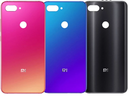 Varuosa Xiaomi Mi 8 Lite tagumine kaas (must)