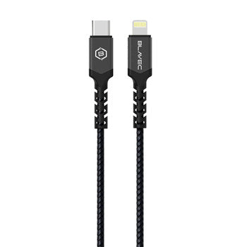Juhe Blavec Cable Raptor Type-C-lightning PD 20W, 0.25m (hall/must)