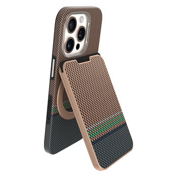 Kaarditasku Benks Magnetic ArmorGo Kevlar Stand (kuldne/pruun)