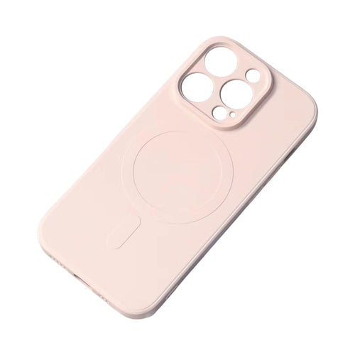 Ūmbris Silicone MagSafe iPhone 15 Pro Max (beež)