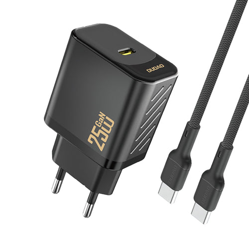 Laadija juhtmega Type-C-Type-C Dudao A27, 25w (must)