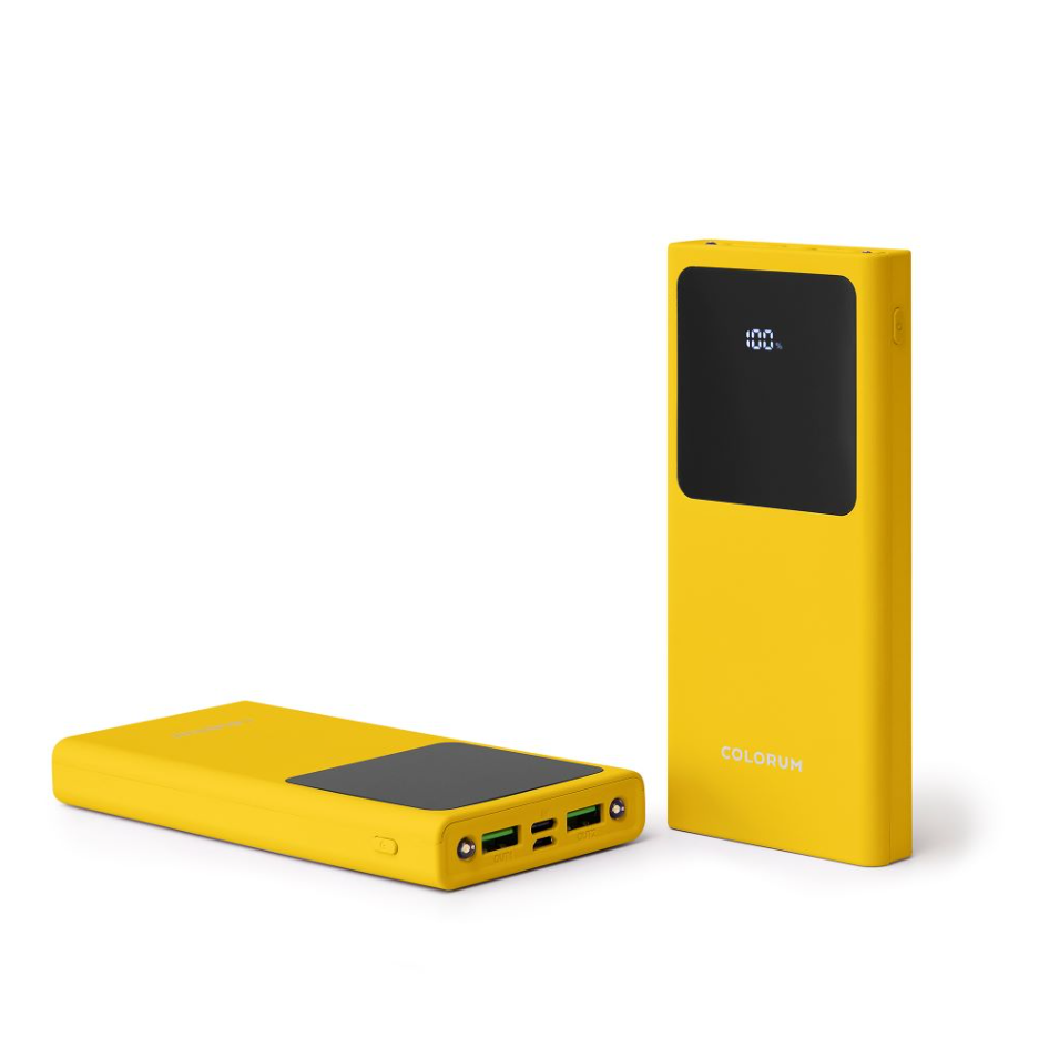 Akupank COLORUM CPB10-02 22.5W 10000mAh (kollane)