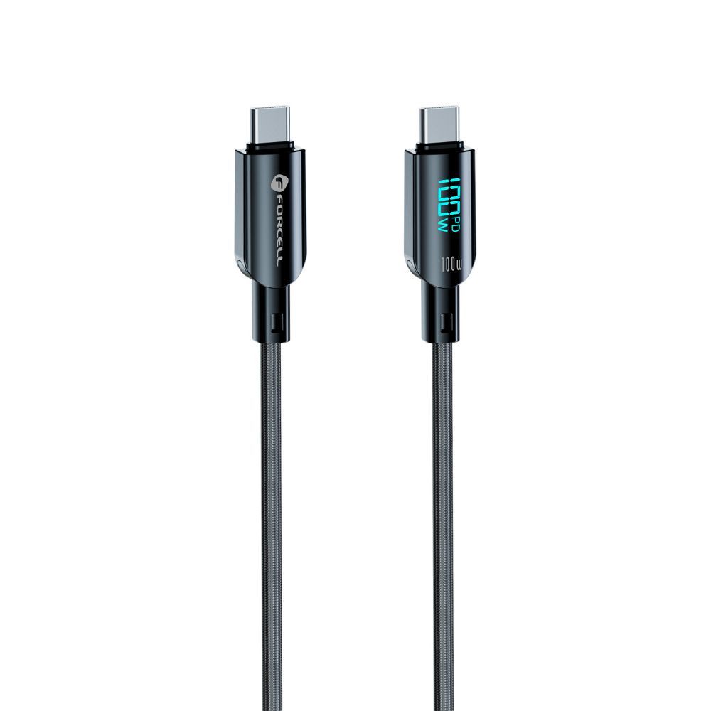 Juhe Forcell F-Energy QC4.0 PD 5A 100W Digital Type-C to Type-C 1,2m (must)