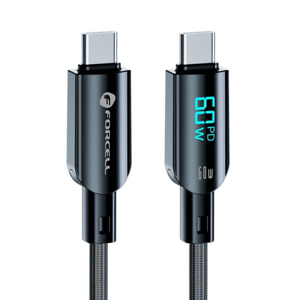 Juhe Forcell F-Energy QC4.0 PD 3A 60W Digital Type-C to Type-C 1,2m (must)