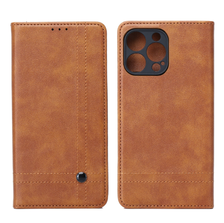 Ümbris kaanega Smart Seam Samsung A17 4G / A17 5G (pruun)