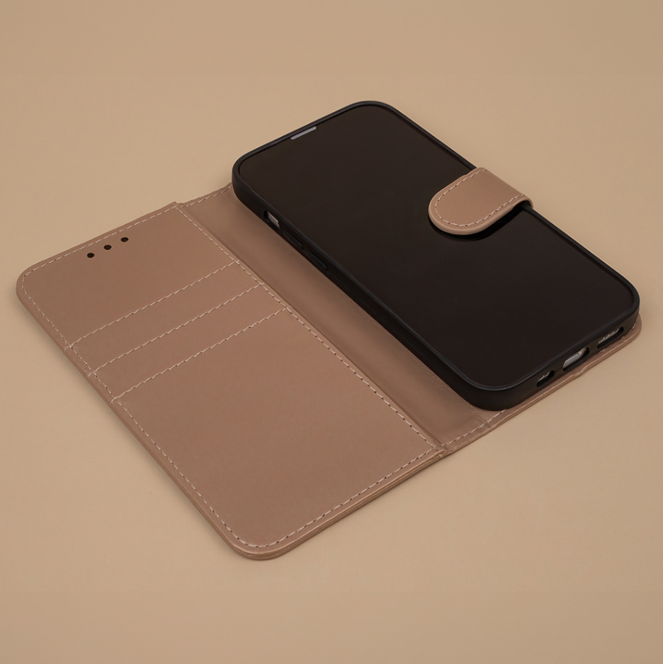 Ümbris kaanega Smart Classic  Samsung Galaxy A17 4G / A17 5G (kuldne)