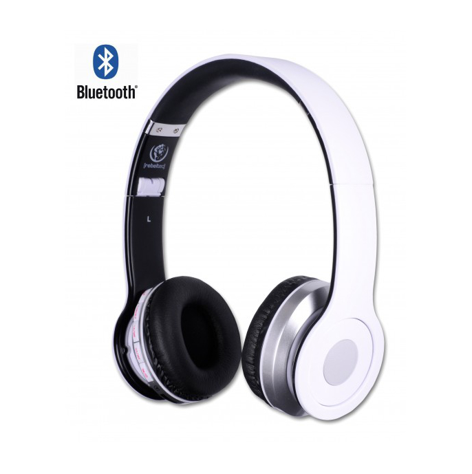 Bluetooth Kõrvaklapid Rebeltec Crystal (valge)