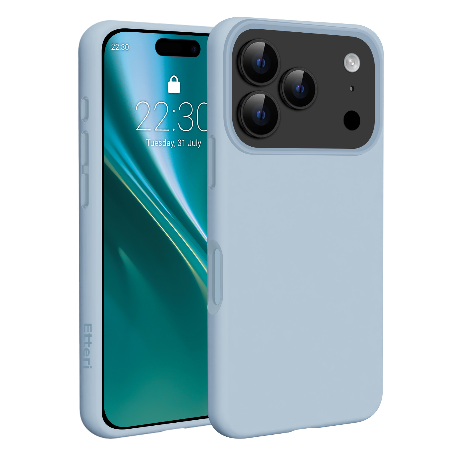 Ümbris Etteri silicone MagSafe iPhone 17 Pro Max (helesinine)