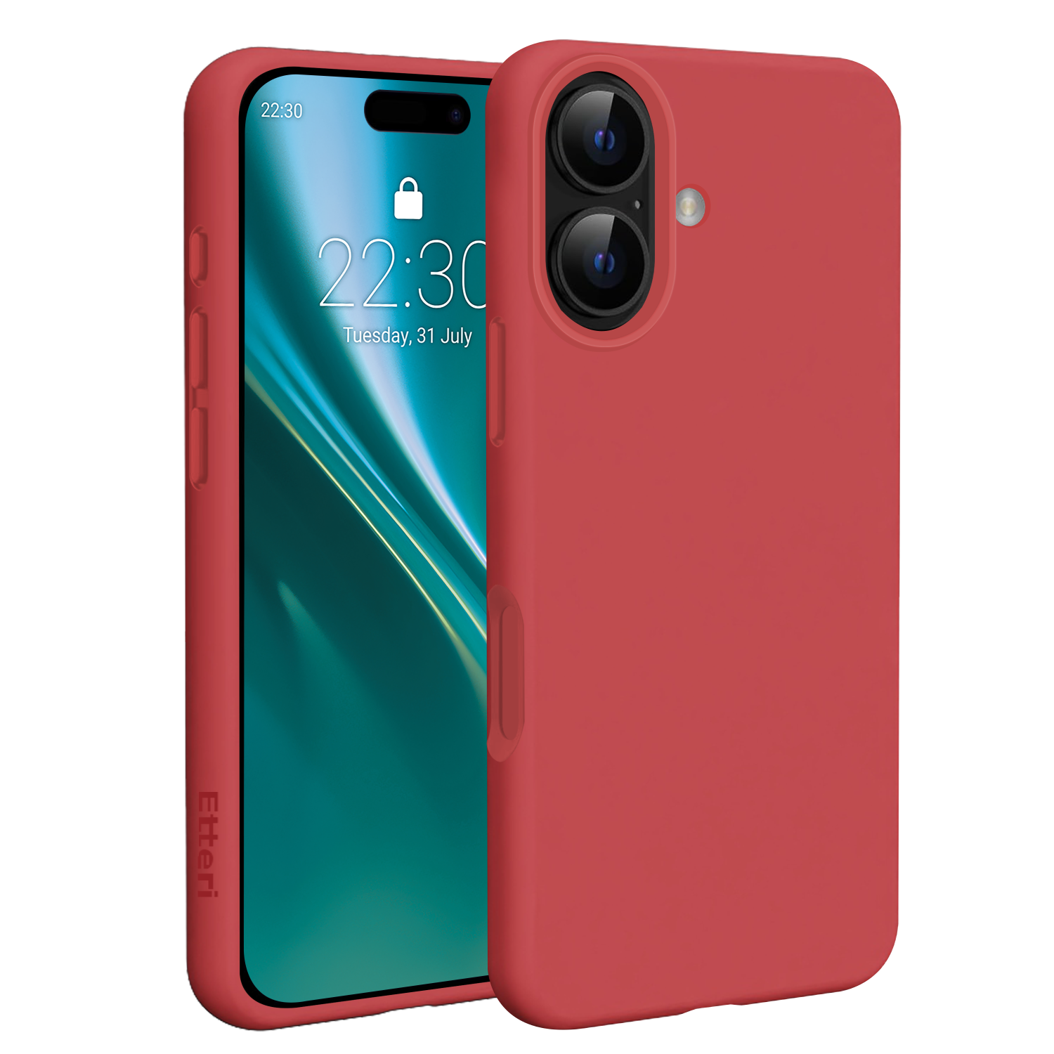 Ümbris Etteri Silicone MagSafe iPhone 17 (punane)