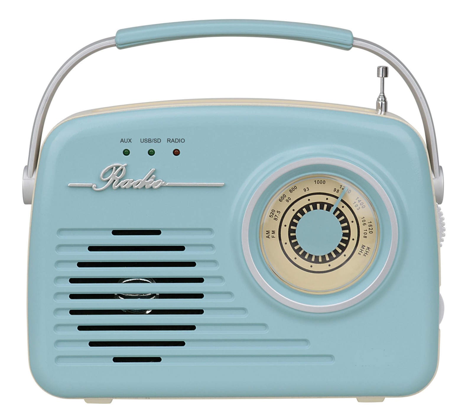 Kõlar Raadio Retro P350 Bluetooth (sinine)