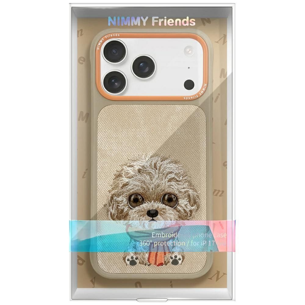 Ümbris Nimmy BIG EYED PET Dog iPhone 17 (beež)