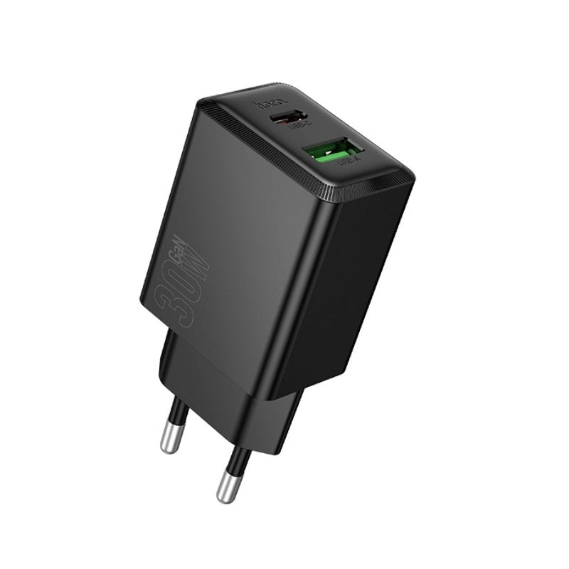 Adapter Hoco N71 30W GaN USB-C / USB-A  (must)