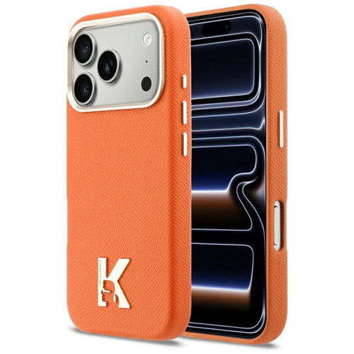 Karl Lagerfeld ümbris Head Logo MagSafe iPhone 17 Pro Max (oranž)