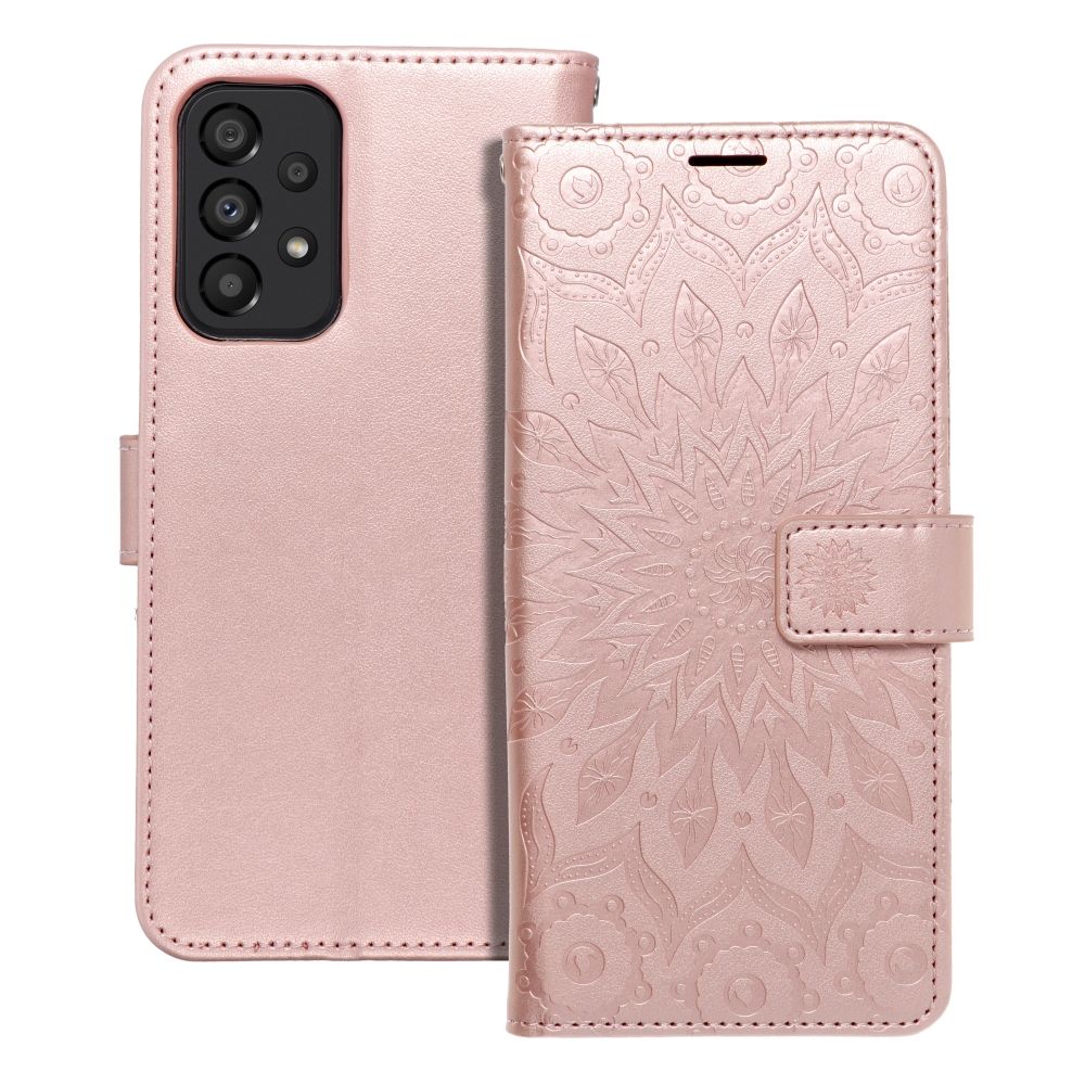 Ümbris kaanega Mezzo Samsung A33 (mandala/roosa kuld)