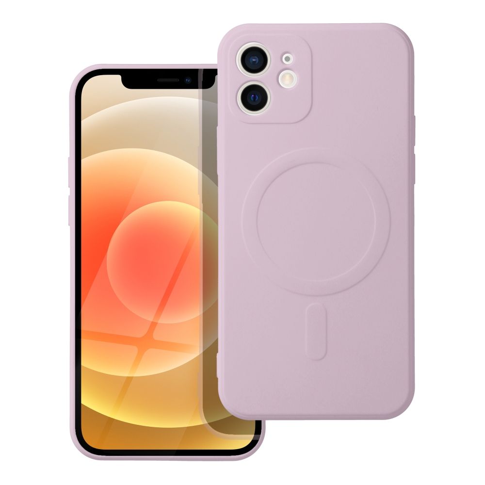 Ümbris Silicone Mag Cover iPhone 12 (lilla)