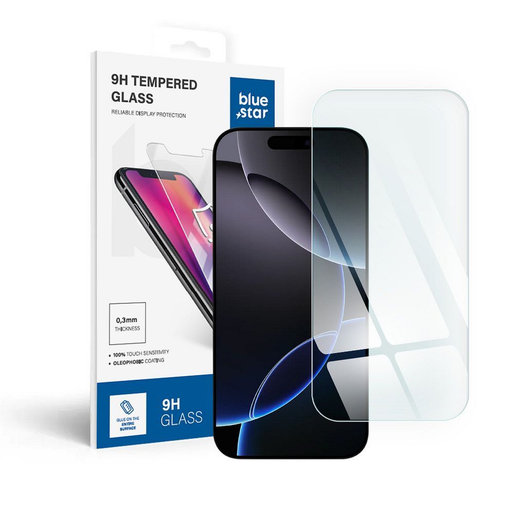 Kaitseklaas Blue Star iPhone 16 Pro /17 /17 Pro (läbipaistev)