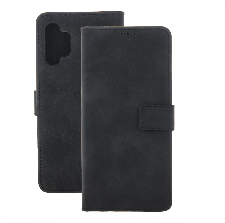 Ümbris kaanega Smart Velvet Samsung A23 (must)