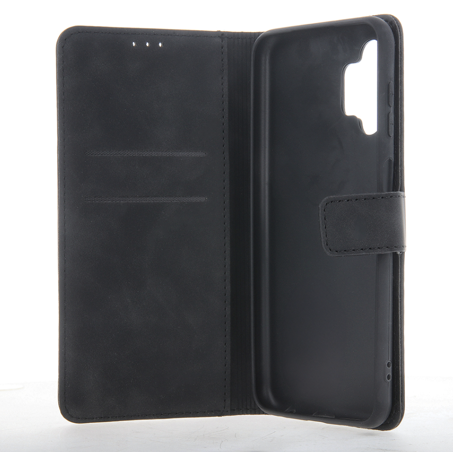 Ümbris kaanega Smart Velvet Samsung A23 (must)