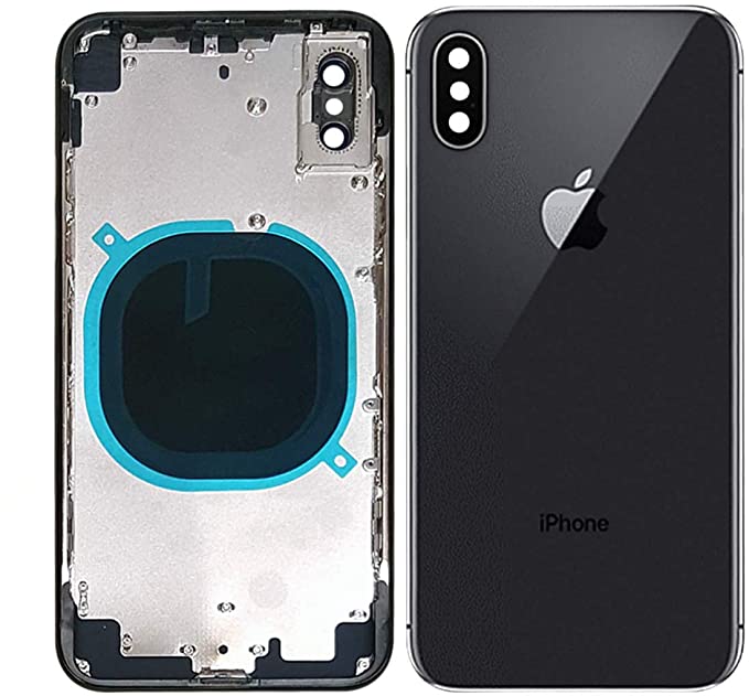Varuosa Iphone X tagakorpus (must)