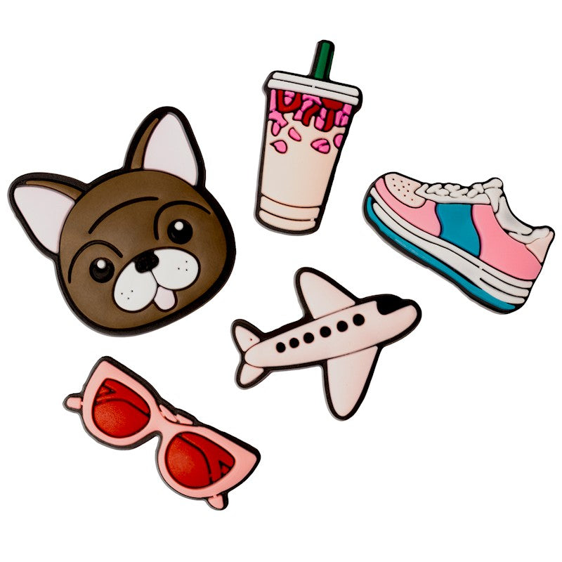 3D kleebised Pink 5 tk