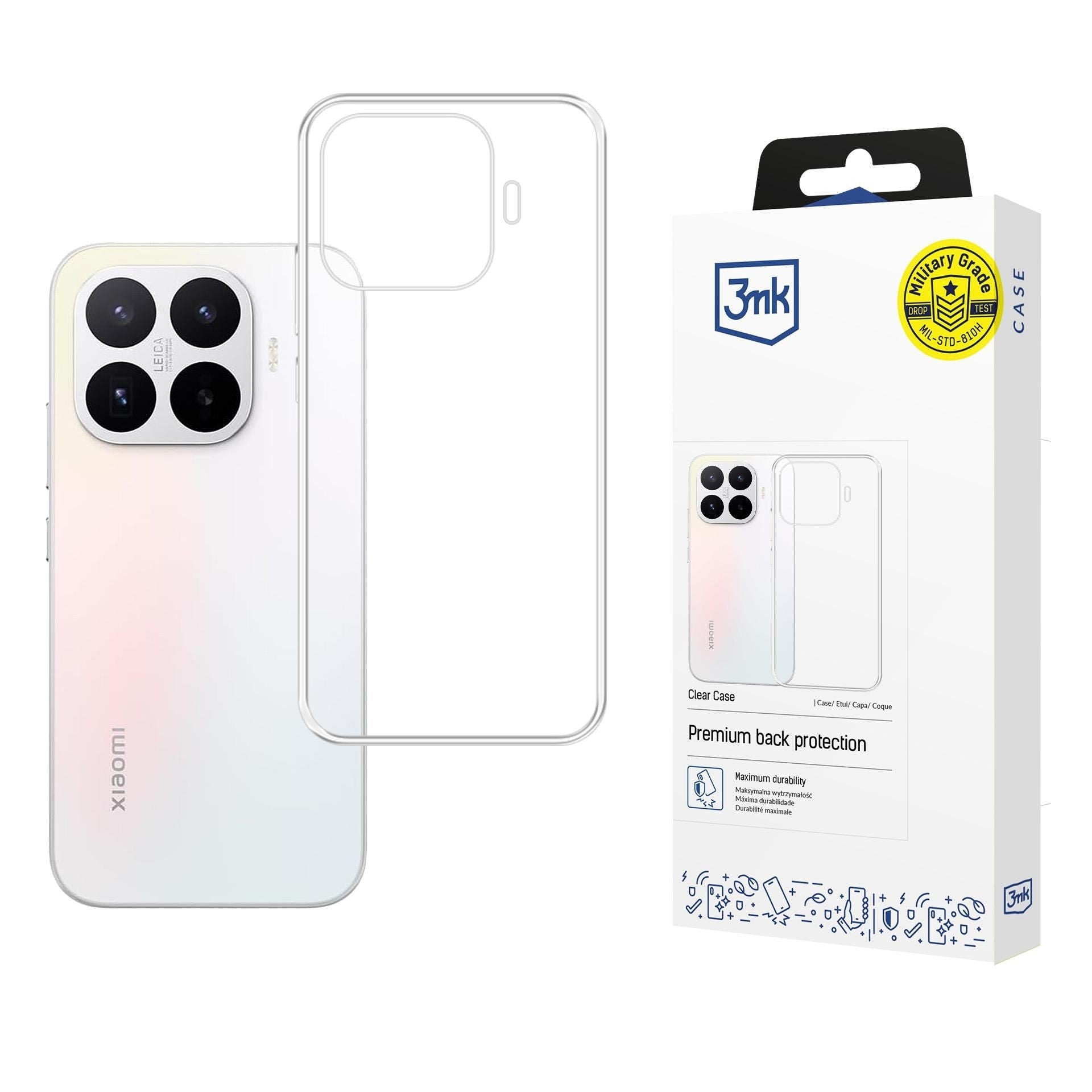 Silikoon 3mk Clear 1,2mm Xiaomi 17T (läbipaistev)