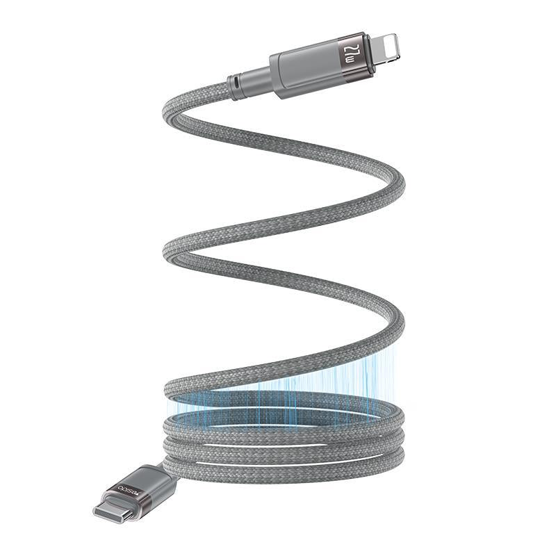 Juhe Yesido CA172L 27W USB-C/Lightning 1m (must)