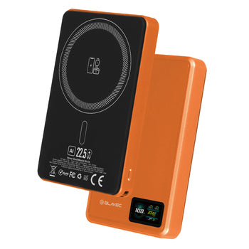 Akupank Blavec Power 10000mAh BJ-03 Slim 22,5W Magsafe 3in1 (oranž)