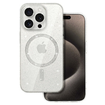 Ümbris Glitter MagSafe Iphone 11 (läbipaistev)