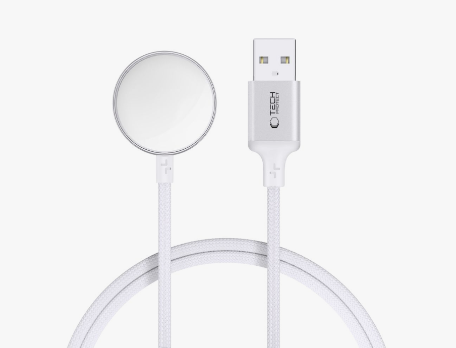 Tech-Protect UltraBoost laadija Apple Watch USB-A 1m 3W (valge)