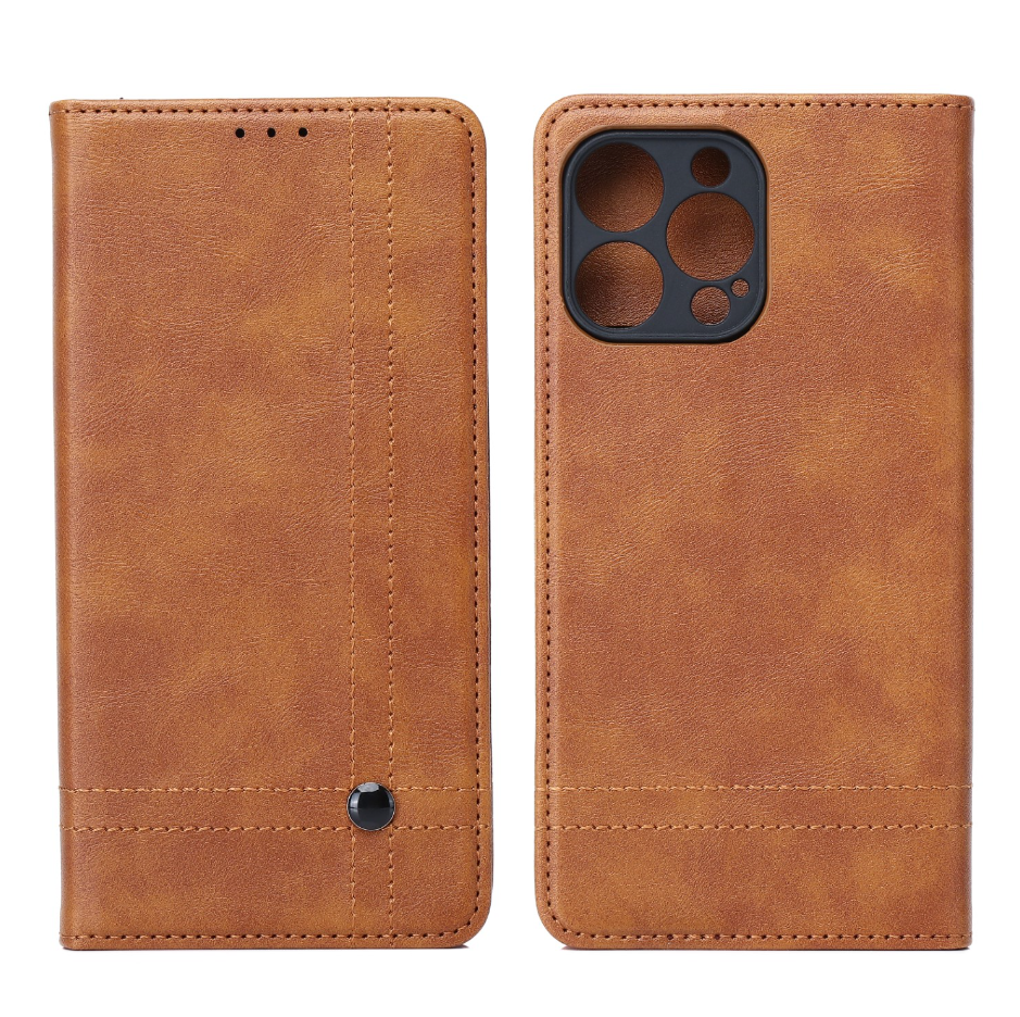 Ümbris kaanega Smart Seam Xiaomi Redmi Note 15 5G (pruun)