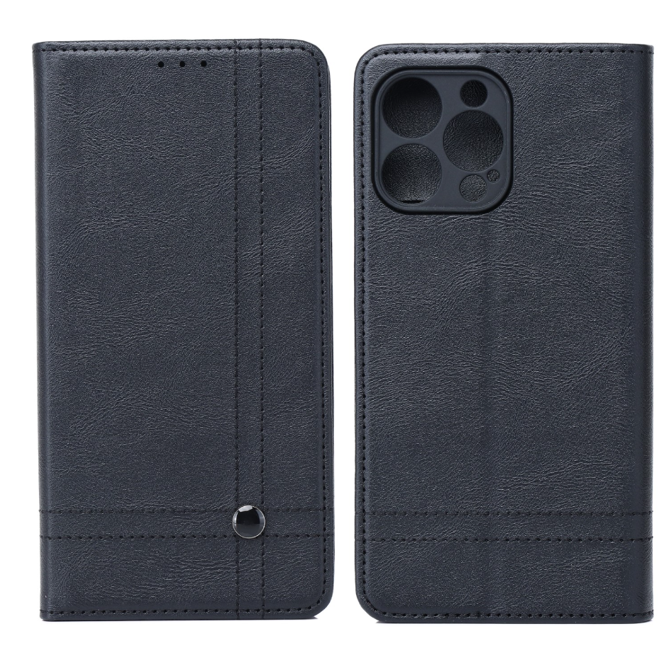 Ümbris kaanega Smart Seam Samsung A52/ A52s (must)