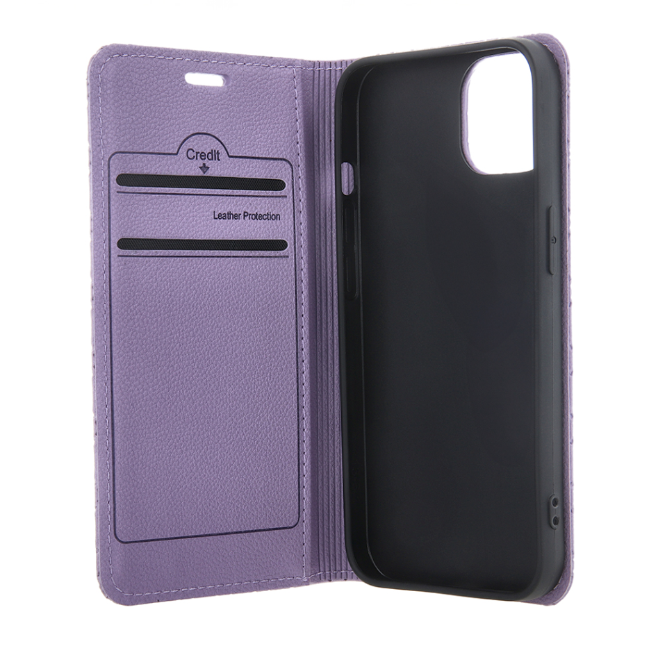 Ümbris kaanega Smart Caro Samsung A36/ A56 (lilla)