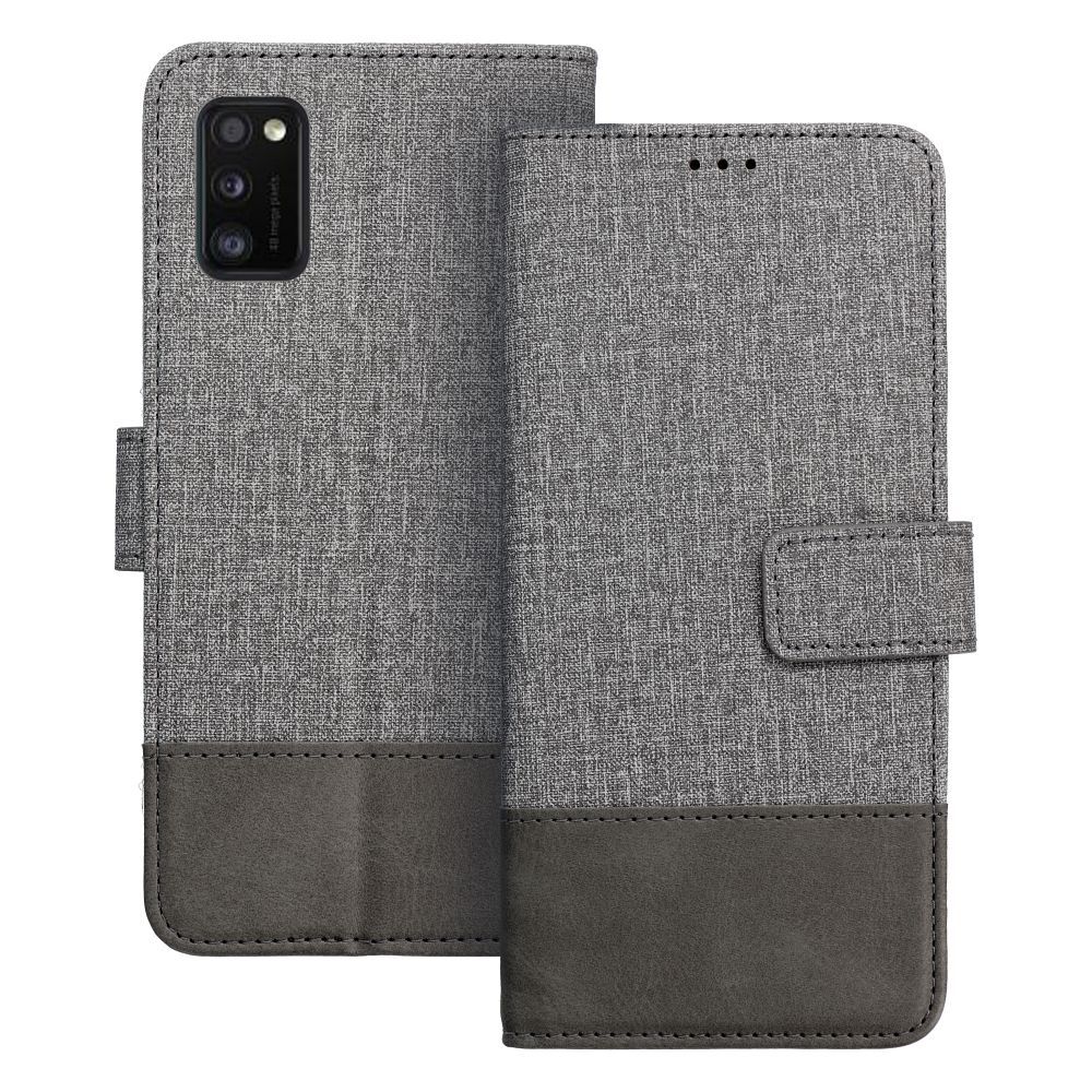 Ümbris kaanega GOMMA Book Samsung A41 (must/hall)