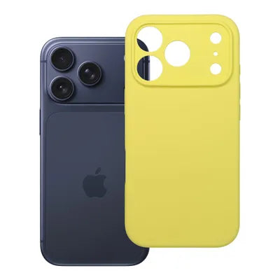 Ümbris Silicone 2mm iPhone 17 Pro (kollane)