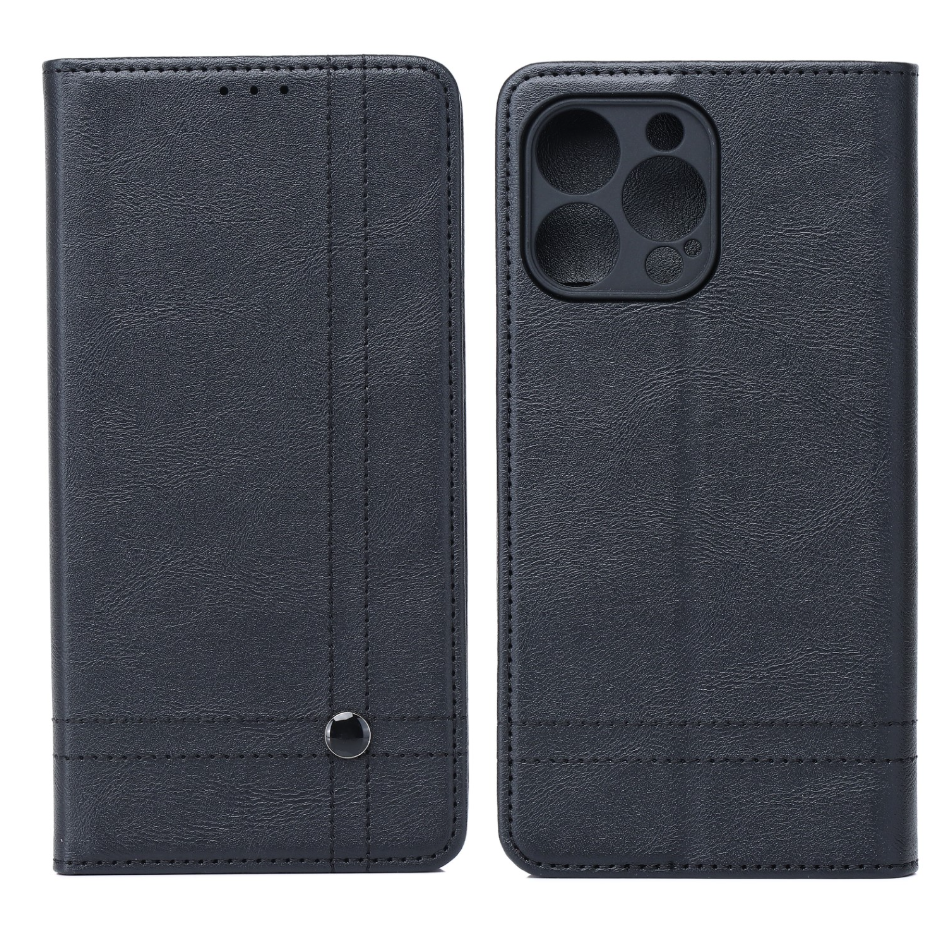 Ümbris kaanega Smart Seam Samsung A17 (must)