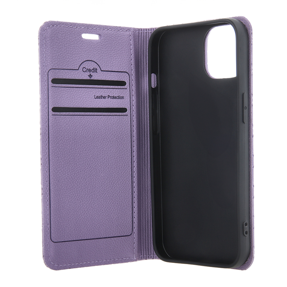 Ümbris kaanega Smart Caro Samsung A16 (lilla)