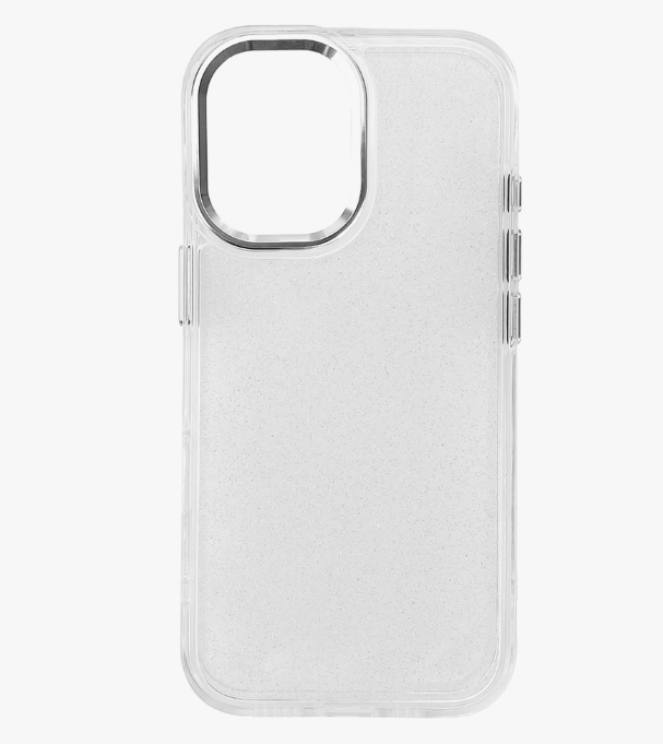 Ümbris Glitter iPhone 16 (läbipaistev)
