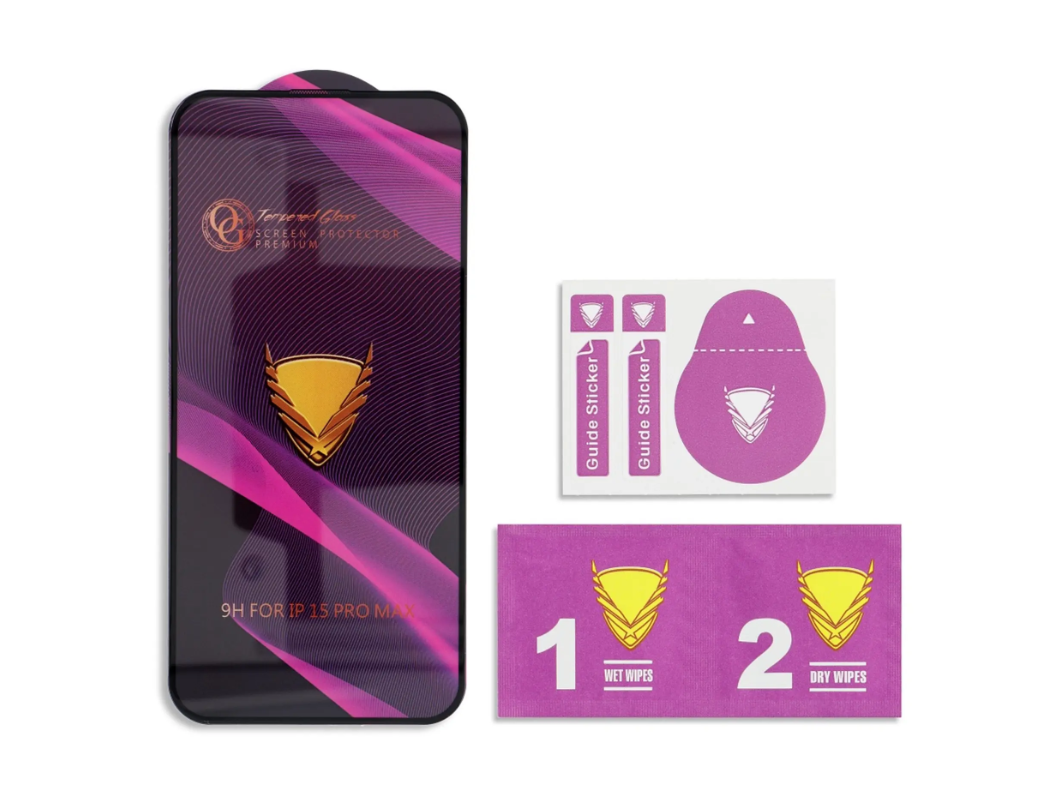 Kaitseklaas Full Glue OG Premium Xiaomi Redmi 12 / Redmi Note 12R / Poco M6 Pro 5G (must)