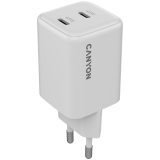 Adapter Canyon 45W 2x Type-C (valge)