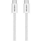 Juhe magneetiline CANYON OnWire 60MG Type-C-Type-C, 60W, 1m (valge)