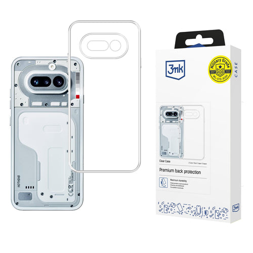 Silikoon 3MK Clear Case Nothing Phone 4a (läbipaistev)