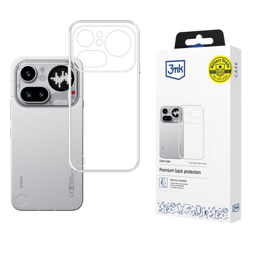 Silikoon 3MK Clear Case Nothing Phone 4a Pro (läbipaistev)