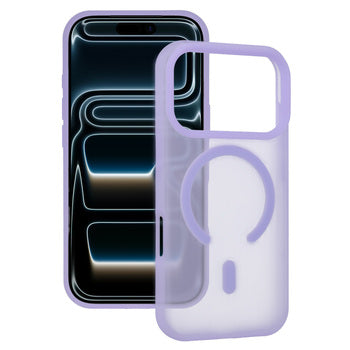 Ümbris Tel Protect Mist Matte Magsafe Samsung Galaxy S25 FE (läbipaistev / lilla)