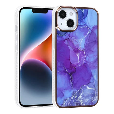 Ümbris TUNIQ Marble iPhone 13/ iPhone 14 (lilla)