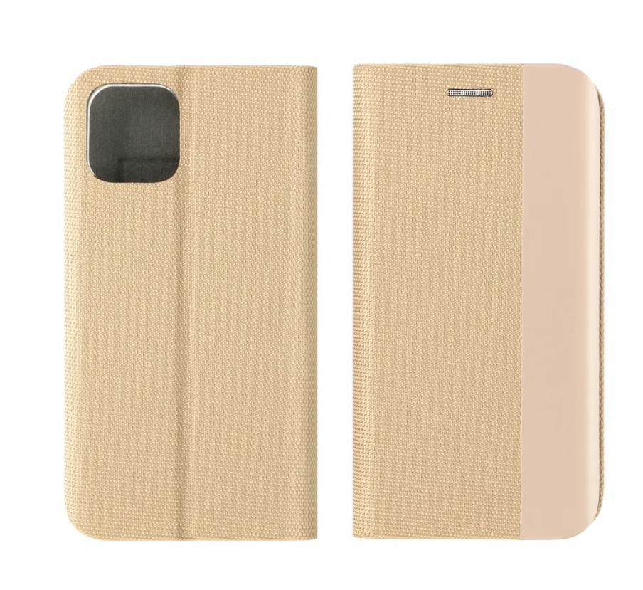 Ümbris kaanega Sensitive Book Samsung A37 (kuldne)