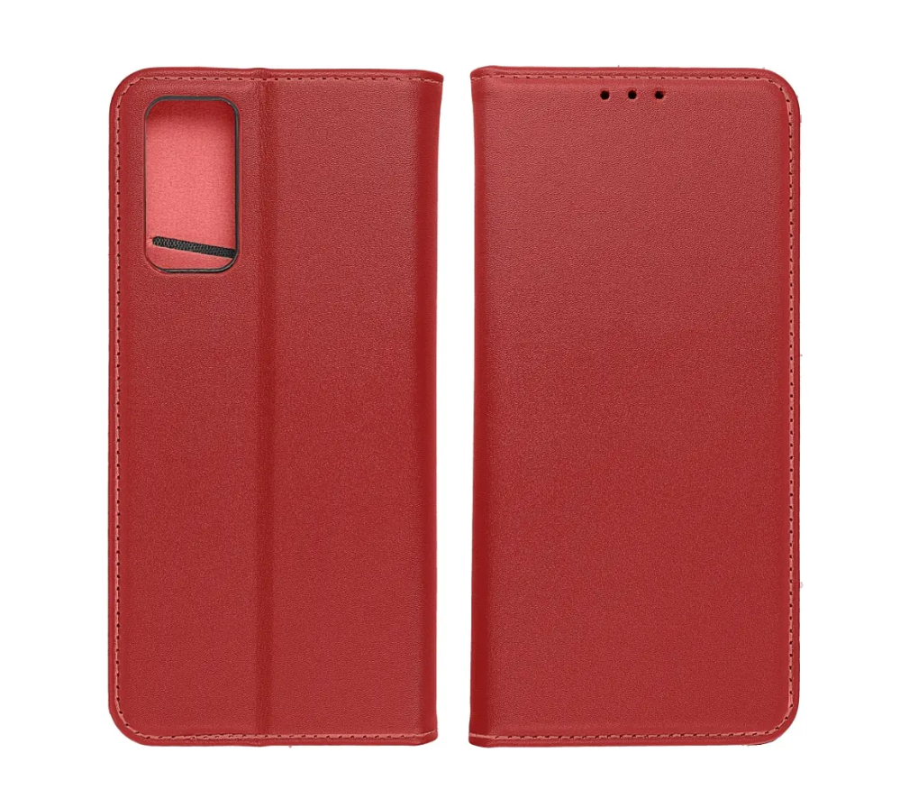 Ümbris kaanega Leather Smart Pro Book Samsung A37 (punane)