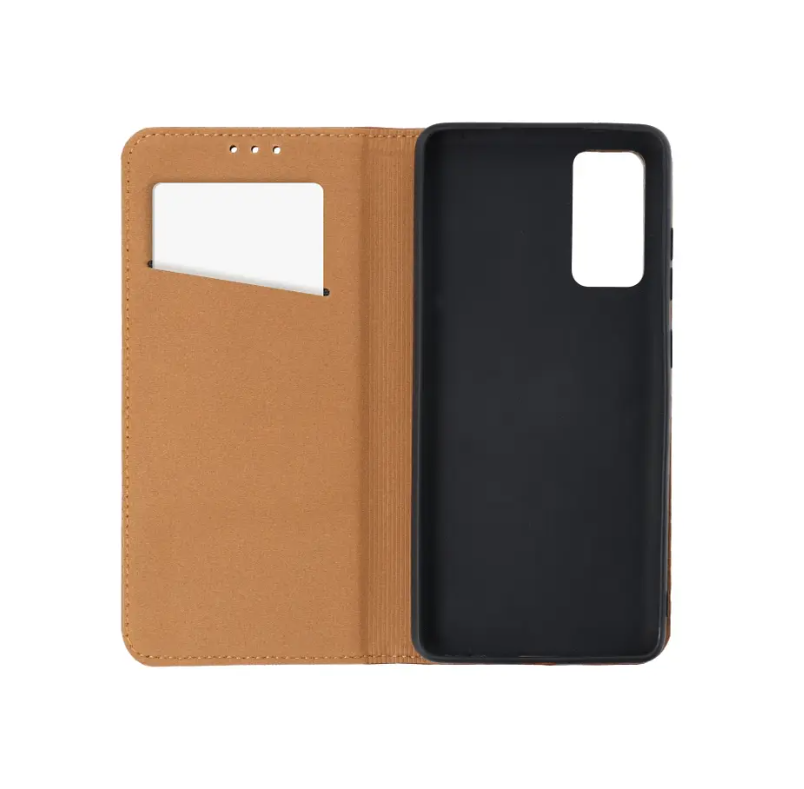 Ümbris kaanega Leather Smart Pro Book Samsung A37 (pruun)
